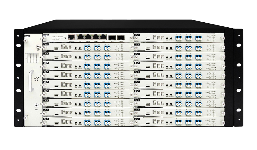 5U结构8槽位OLP光路保护设备&波分复用设备主机 YTOLP3800-20